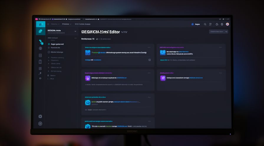 DESIGN.md Editor — Design System Manager